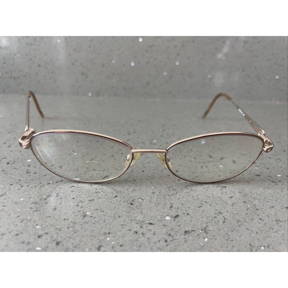 Timex Eyeglasses Frames ONLY T125 Unisex Brown Metal Full Rim 53-16-130
